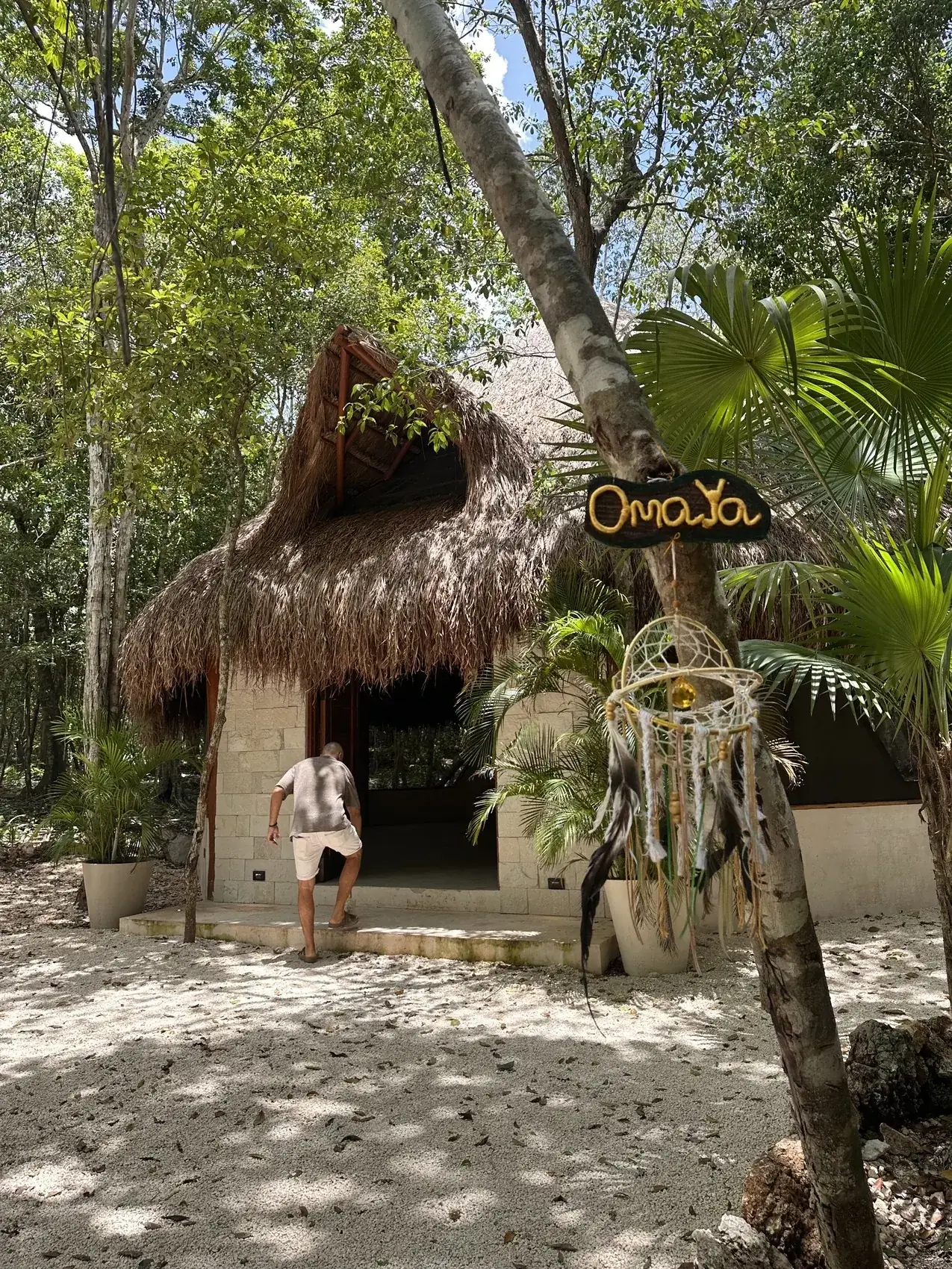 El camino de entrada a Omaya